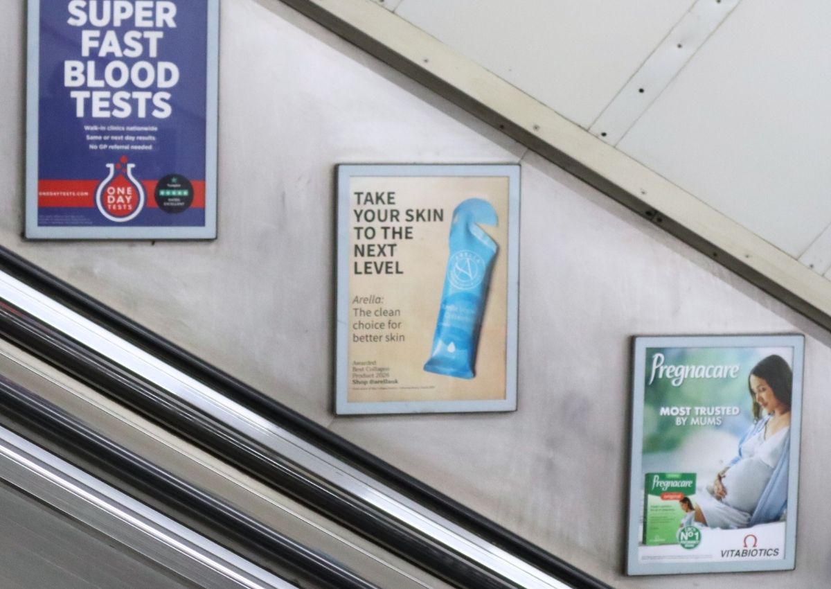 Arella Launches First Underground Campaign Across London